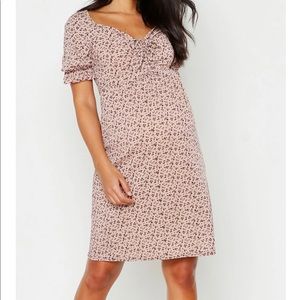Floral maternity dress